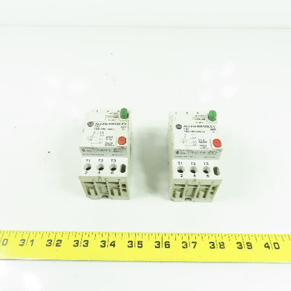 Allen Bradley 140-MN-0400 Ser C Manual Motor Starter 600V 3Ph 2.5-4.0A Lot Of 2