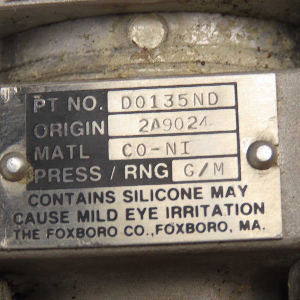 Foxboro D0135ND 821GM-IS1NM2-M Pressure Transmitter 150MWP
