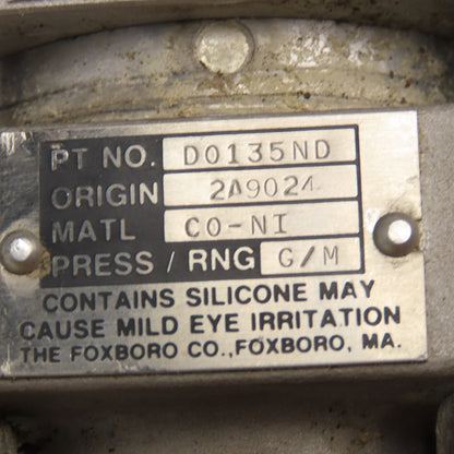 Foxboro D0135ND 821GM-IS1NM2-M Pressure Transmitter 150MWP