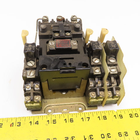 Allen Bradley 709-BOD169 Size 1 Motor Starter 600V 10Hp 120V Coil