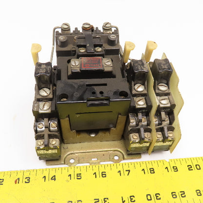 Allen Bradley 709-BOD169 Size 1 Motor Starter 600V 10Hp 120V Coil