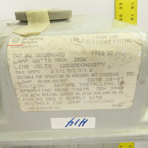 General Electric UGS25M0A50 250W Light Fixture Ballast 120/208/240/277V