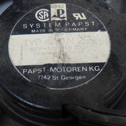 Papst Typ 4600N 115V 50/60Hz Cabinet Cooling Fan