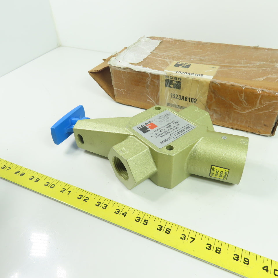 Ross 1523A6102 Pneumatic Lockout Valve 2-10Bar