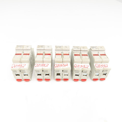 Bussmann CHCC2DI 30A 600V 2 Pole Fuse Holder Lot Of 5