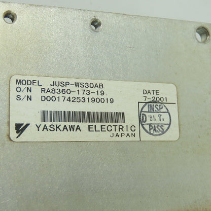 Yaskawa JUSP-WS30AB Servo Drive Control Module Amplifier 6MBP100RA060-06