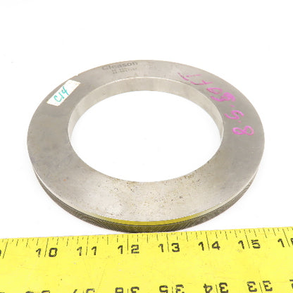 Gleason G4-0017-34 Ring Bore Gage 7-1/2" OD x 5" ID Knurled Edge 5/8" Thick