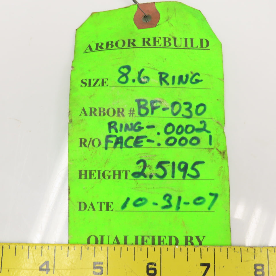M5-2129-00 BF-030 5" Machine Arbor