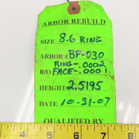 M5-2129-00 BF-030 5" Machine Arbor