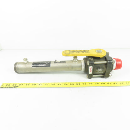 Foxboro BS806AN Manual Ball Valve Flow Chamber