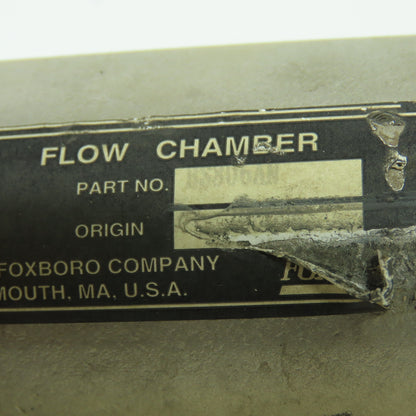 Foxboro BS806AN Manual Ball Valve Flow Chamber