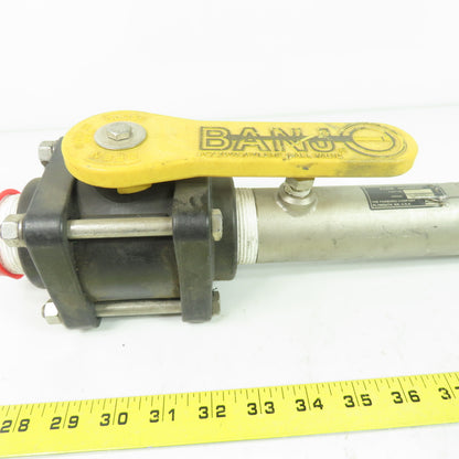 Foxboro BS806AN Manual Ball Valve Flow Chamber