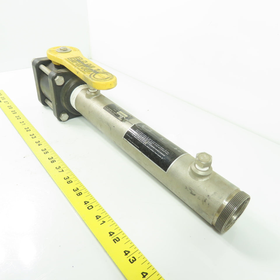 Foxboro BS806AN Manual Ball Valve Flow Chamber