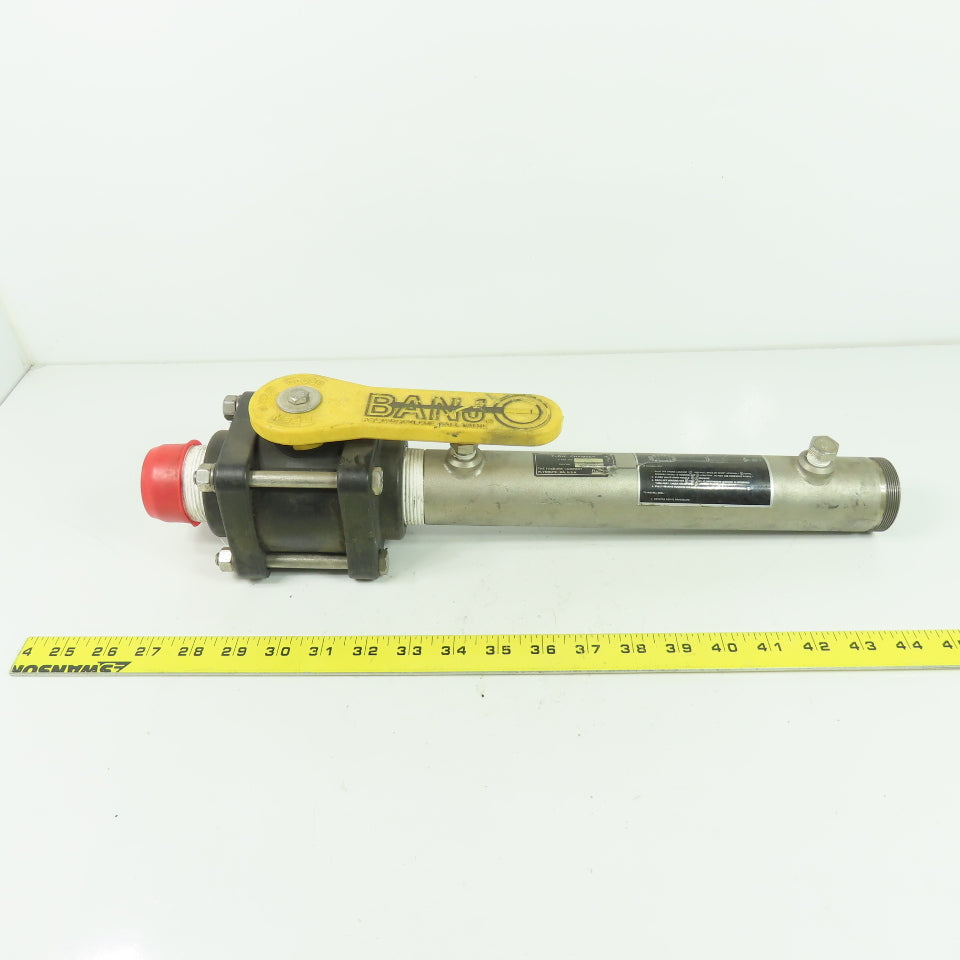 Foxboro BS806AN Manual Ball Valve Flow Chamber