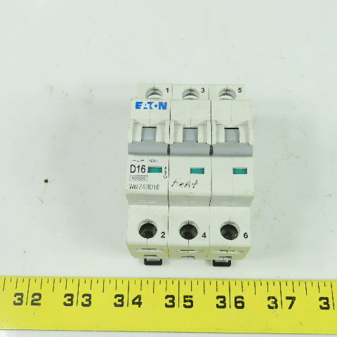 Eaton WMZS3D16 277/480VAC Circuit Breaker 16A 3-Pole