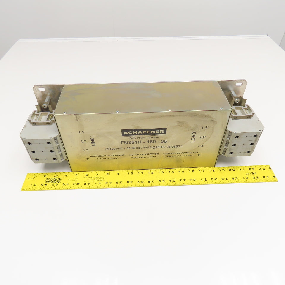 Schaffner FN351H-180-36 3x520VAC 50/60Hz EMC Line Filter