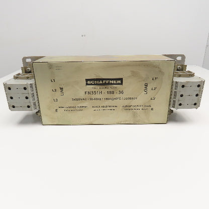 Schaffner FN351H-180-36 3x520VAC 50/60Hz EMC Line Filter