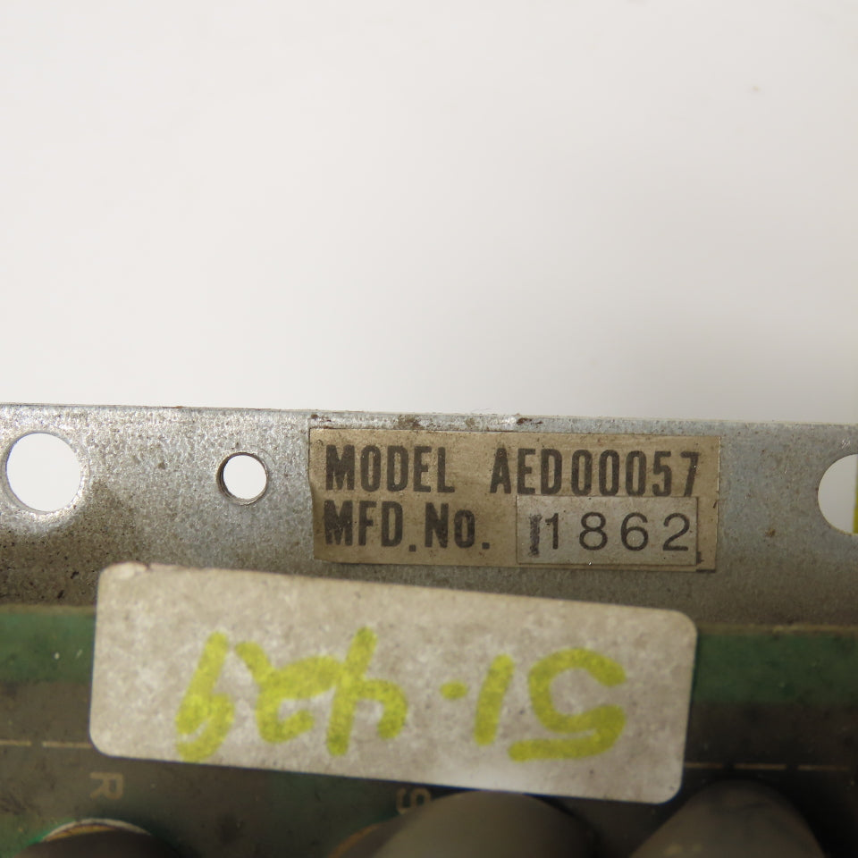 Panasonic ZUEP5487 ZUEP5488 AED00057 Servo Amplifier
