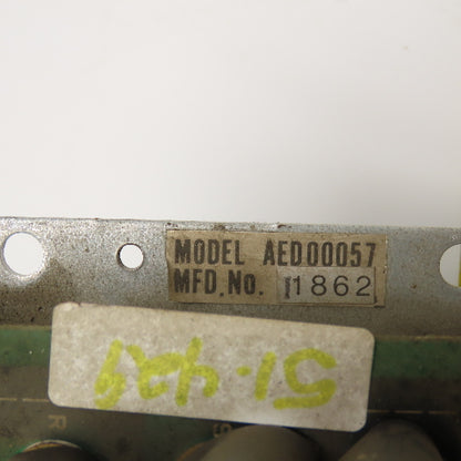 Panasonic ZUEP5487 ZUEP5488 AED00057 Servo Amplifier