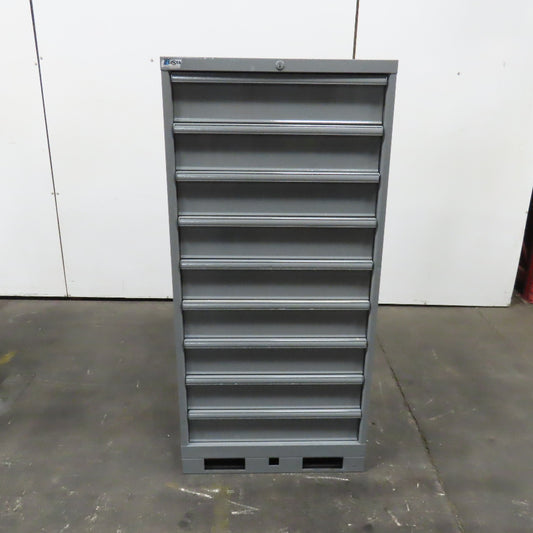 Lista 9 Drawer Industrial Tool Small Parts Storage Cabinet 28" x 28" x 60"