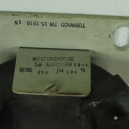 Westinghouse 658C659H 15-1 Current Transformer 100VA 250/5A