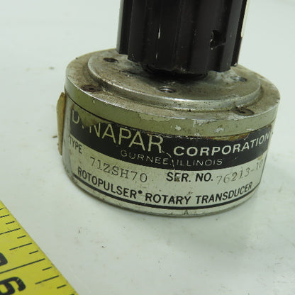 Dynapar 71ZSH70 Rotopulser Rotary Transducer W/Adapter