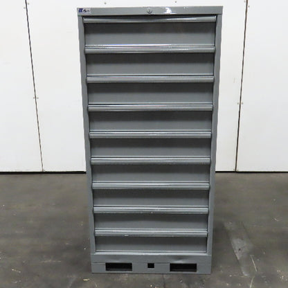 Lista 9 Drawer Industrial Tool Small Parts Storage Cabinet 28" x 28" x 60"