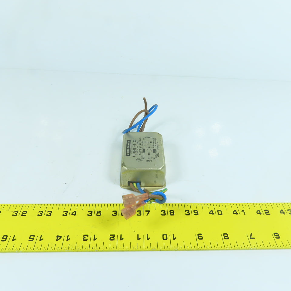 Schaffner FS4869-6-07 250VAC Line Filter 50-60HZ 6A
