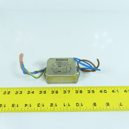 Schaffner FS4869-6-07 250VAC Line Filter 50-60HZ 6A