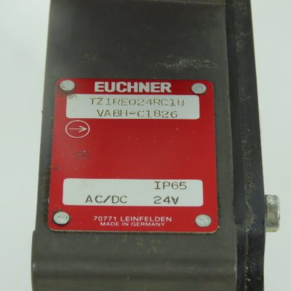 Euchner TZ1RE024RC18VABH-C1826 24V Safety Switch (No Key)IP65