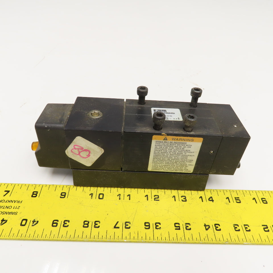 Parker 4510CHXXABAE53 Pneumatic Directional Valve Single Solenoid 120V Coil
