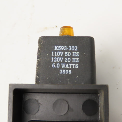 Parker 4510CHXXABAE53 Pneumatic Directional Valve Single Solenoid 120V Coil