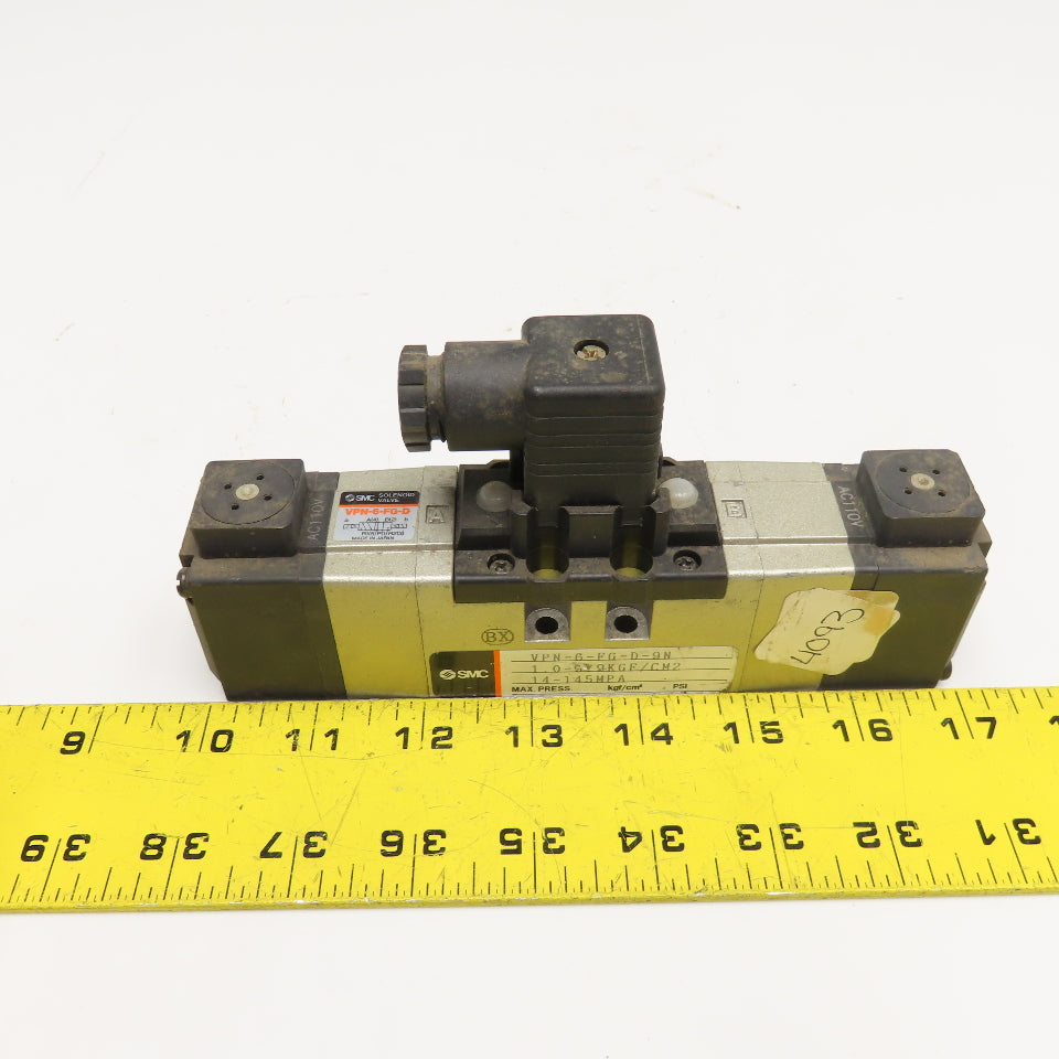 SMC VPN-6-FG-D-9N 4/5 Port Double Solenoid Pneumatic Valve 110V Coil
