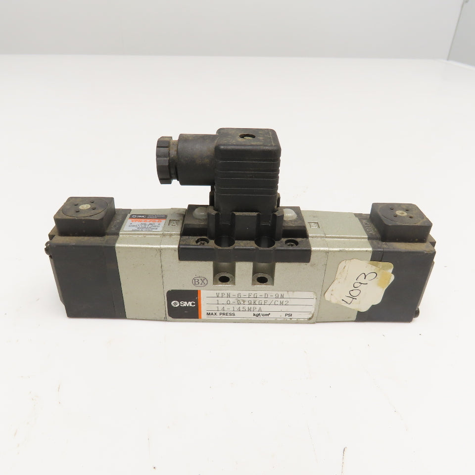 SMC VPN-6-FG-D-9N 4/5 Port Double Solenoid Pneumatic Valve 110V Coil