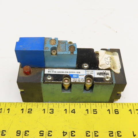MAC MV-P2A-AADB-DM-DFFP-1DS 5/2 Position Single Solenoid Valve 24VDC Coil