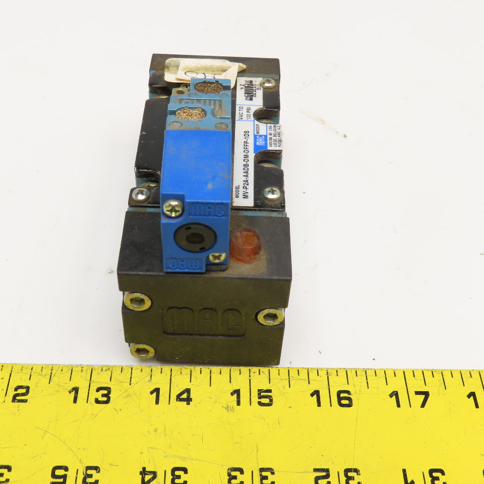 MAC MV-P2A-AADB-DM-DFFP-1DS 5/2 Position Single Solenoid Valve 24VDC Coil