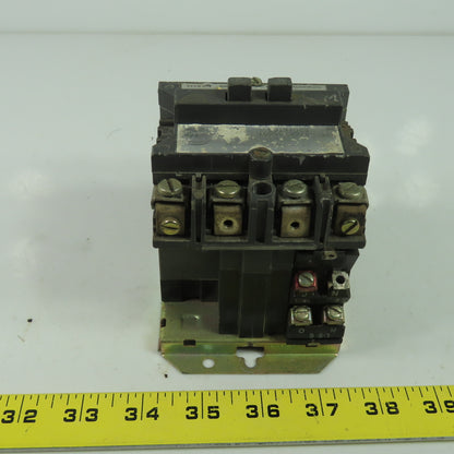 Westinghouse 276A134G01 600VAC Non-Reversing Contactor Size 1 50/60Hz 120V Coil