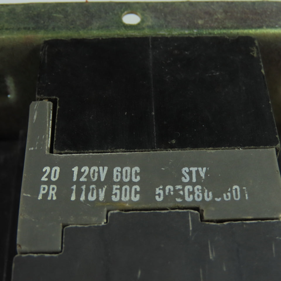 Westinghouse 276A134G01 600VAC Non-Reversing Contactor Size 1 50/60Hz 120V Coil