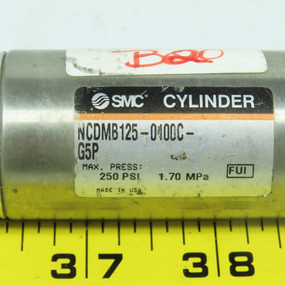 SMC NCDMB125-0100C-G5P Double Acting Stainless Air Cylinder 1-1/4" Bore 1"Stroke