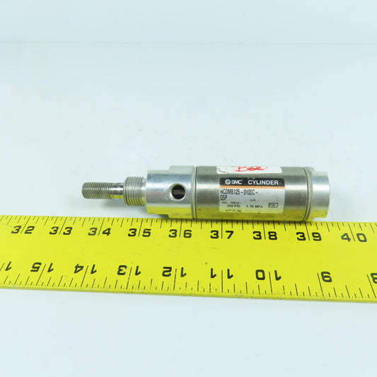 SMC NCDMB125-0100C-G5P Double Acting Stainless Air Cylinder 1-1/4" Bore 1"Stroke