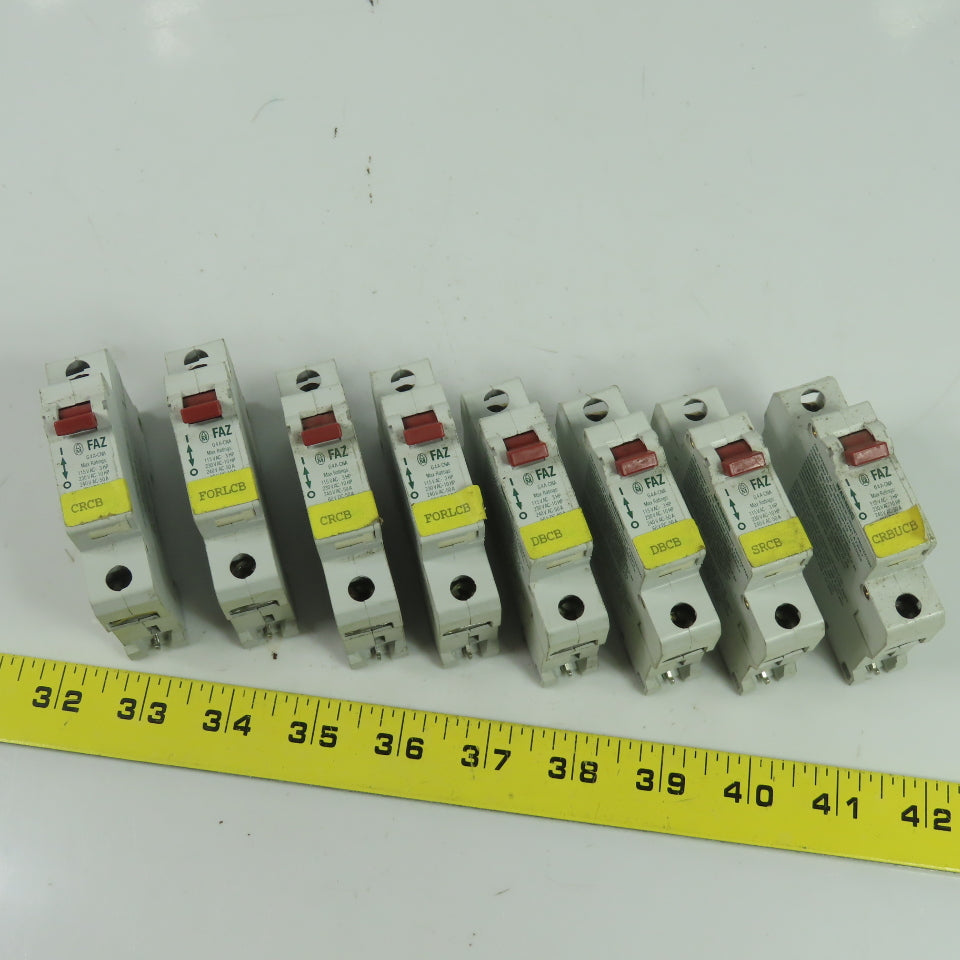 Klockner Moeller FAZ-G4A-CNA Circuit Breaker 115/240VAC Rail Mount Lot Of 8