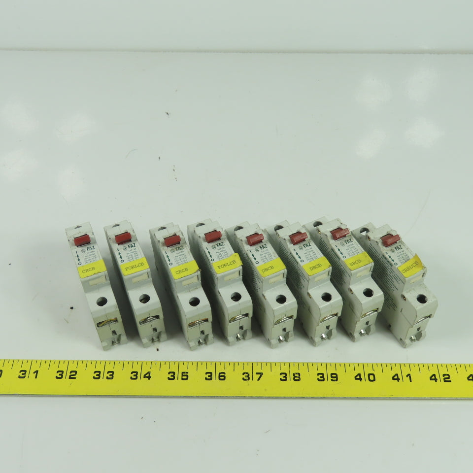Klockner Moeller FAZ-G4A-CNA Circuit Breaker 115/240VAC Rail Mount Lot Of 8