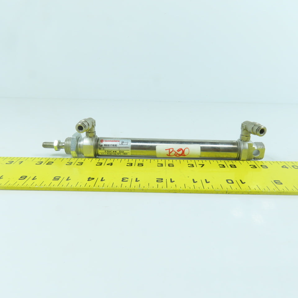Norgren RM/8017/M/90 ISO Roundline Double Acting Pneumatic Cylinder 90mm Stroke