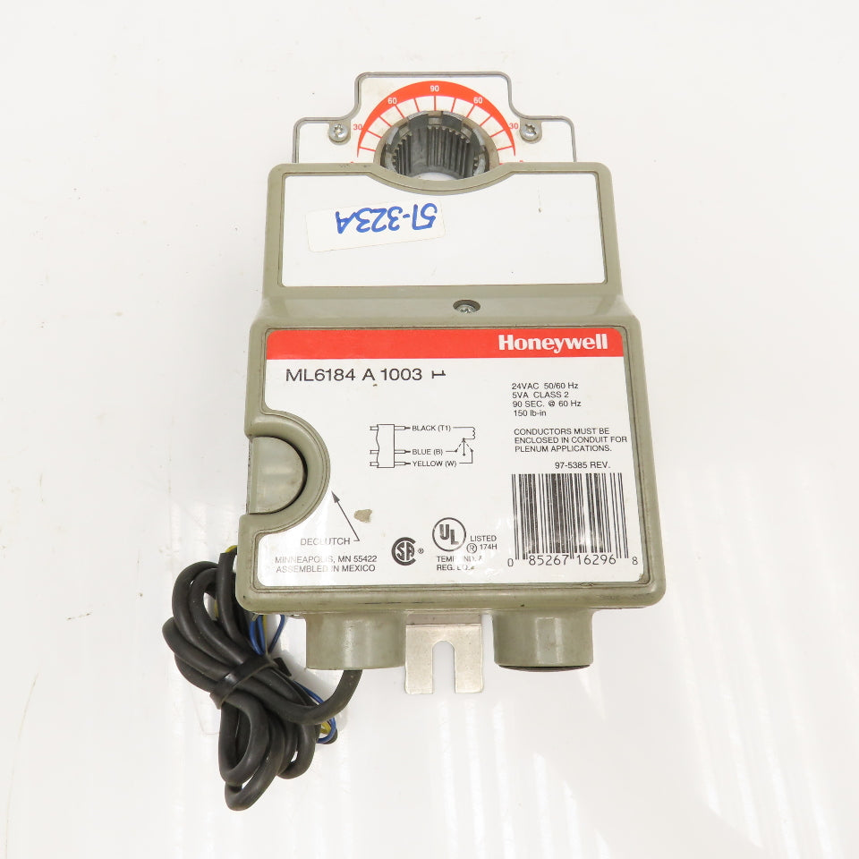 Honeywell ML6184 A 1003 Direct Coupled Damper Actuator 24VAC