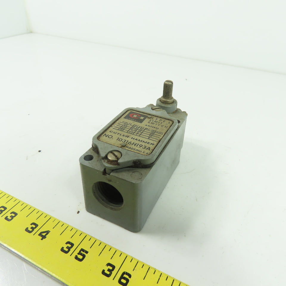 Allen Bradley 10316H193A 600VAC Heavy Duty Limit Switch