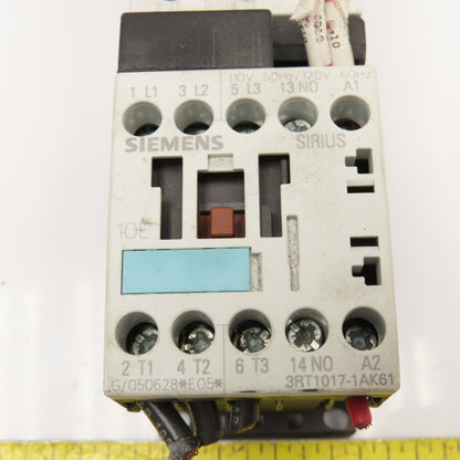 Siemens 3RV1021-1FA10 3RT1017-1AK61 Manual Motor Starter 3.5-5A Overload Trip