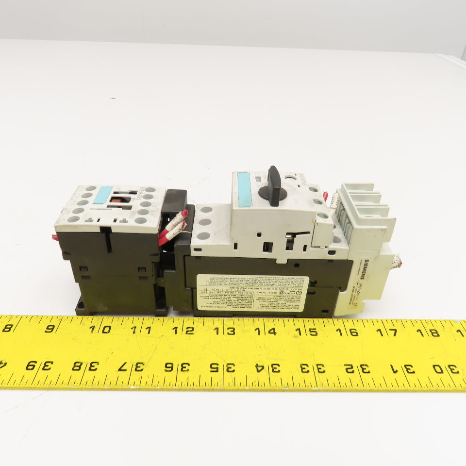 Siemens 3RV1021-1FA10 3RT1017-1AK61 Manual Motor Starter 3.5-5A Overload Trip