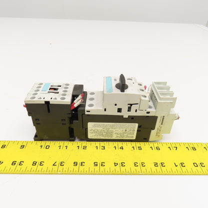 Siemens 3RV1021-1FA10 3RT1017-1AK61 Manual Motor Starter 3.5-5A Overload Trip