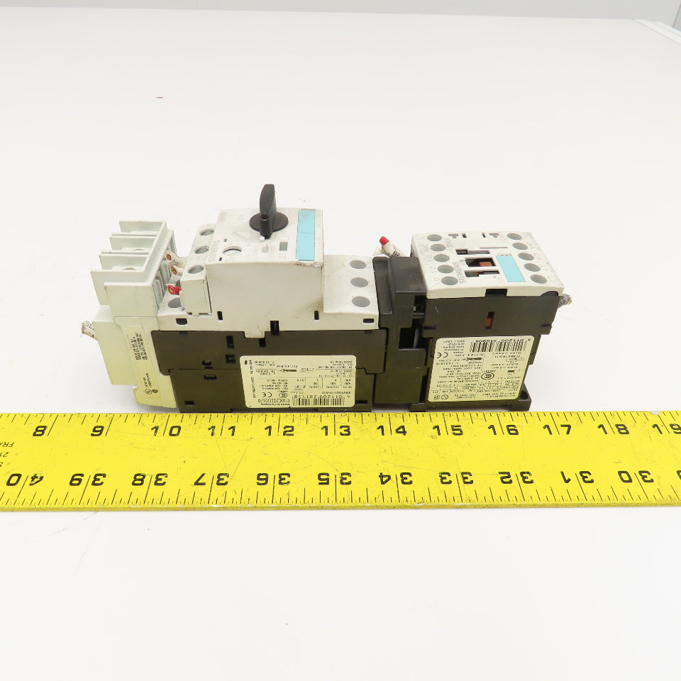 Siemens 3RV1021-1FA10 3RT1017-1AK61 Manual Motor Starter 3.5-5A Overload Trip