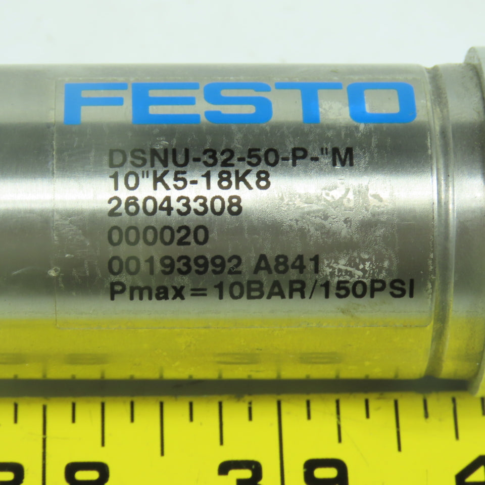 Festo DSNU-32-50-P-"M Double Acting Pneumatic Cylinder 32mm Bore 50mm Stroke